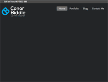Tablet Screenshot of conorbiddle.com